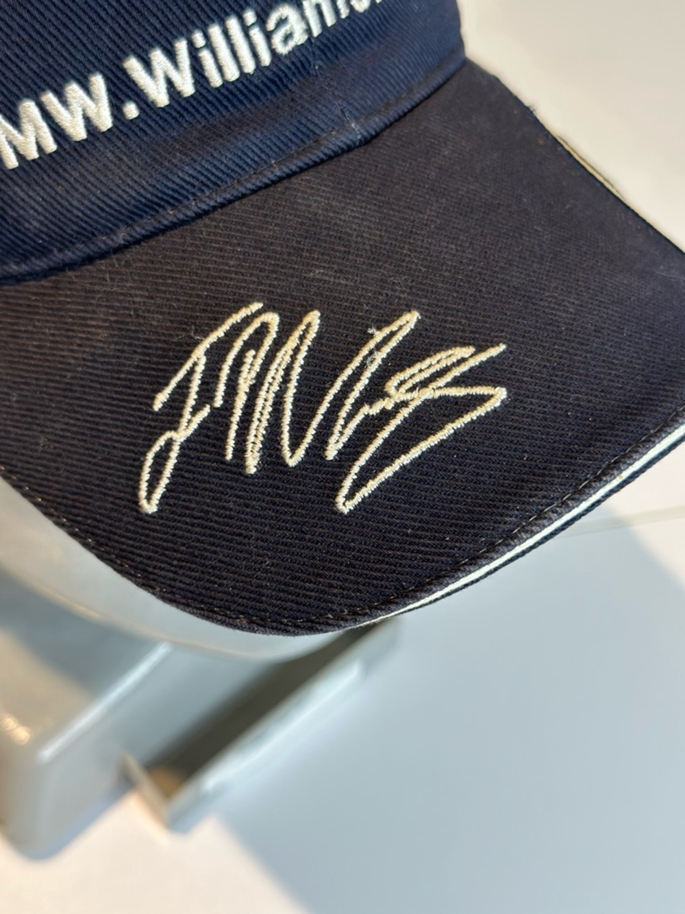 BMW Navy Baseball Cap with White Embroidered Logo